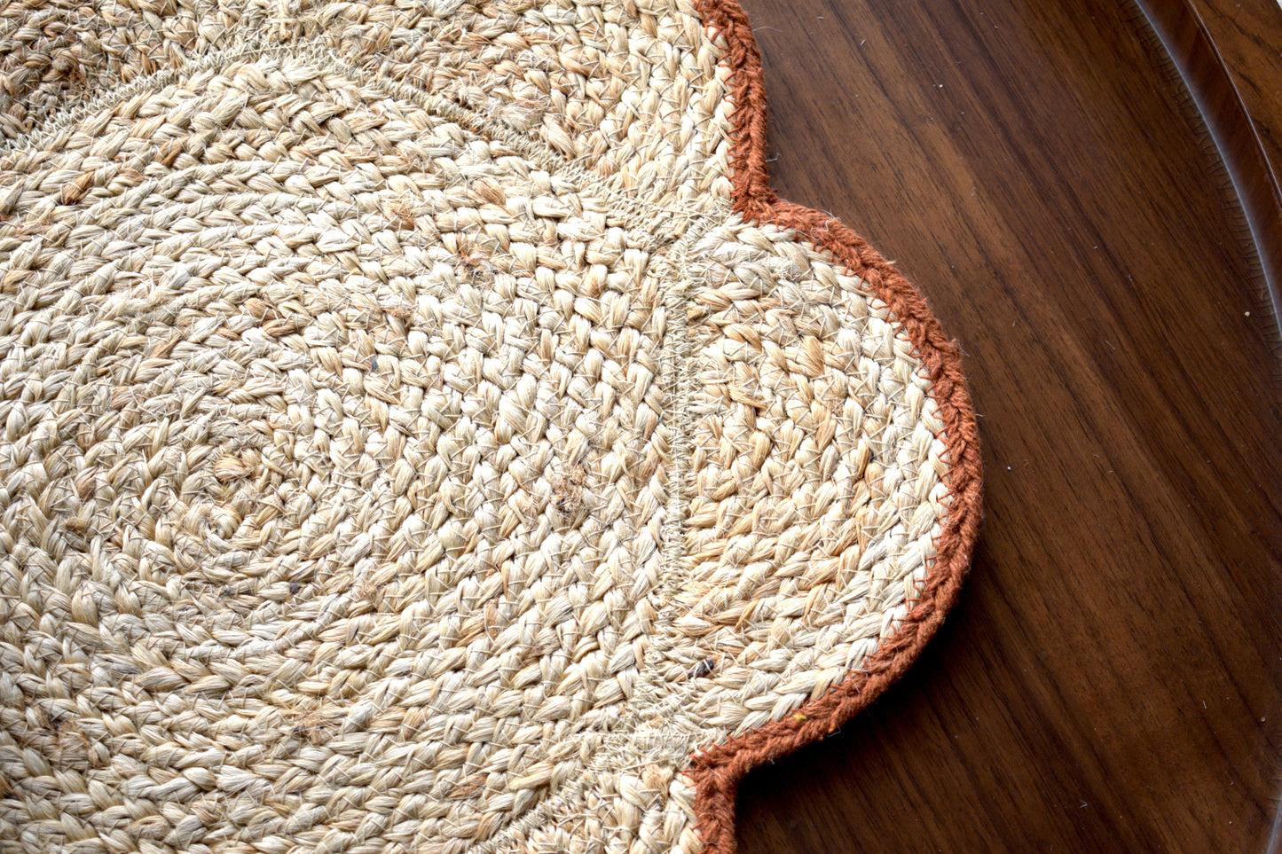 Flora Jute Placemat - Rust