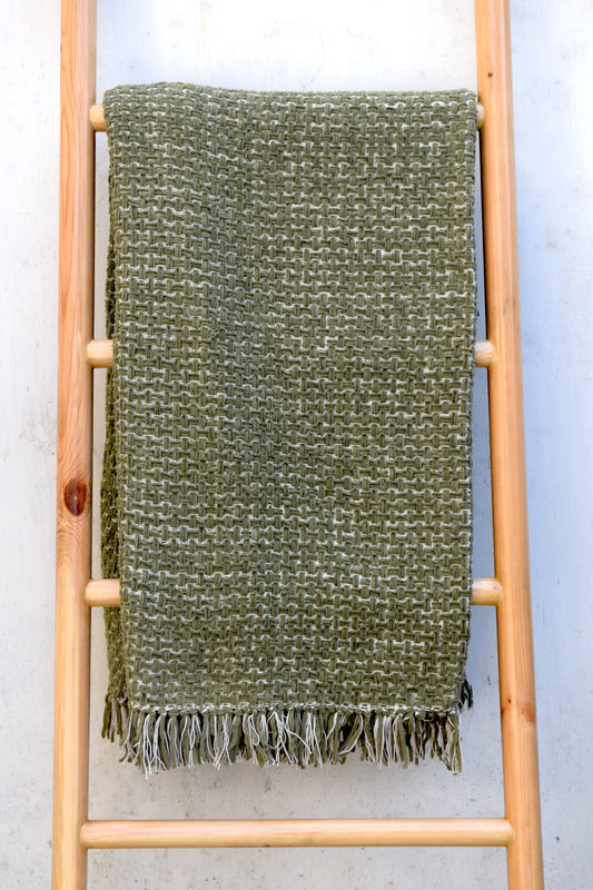 Hugger Throw Blanket - Olive