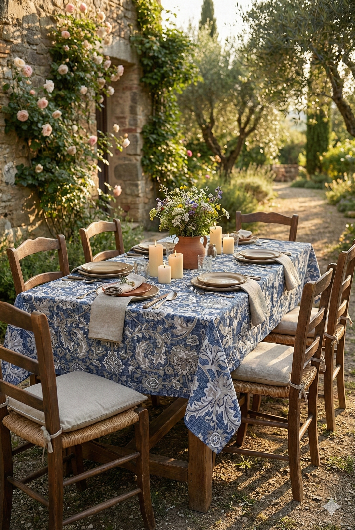 Riverbank Botanicals Table Cloth