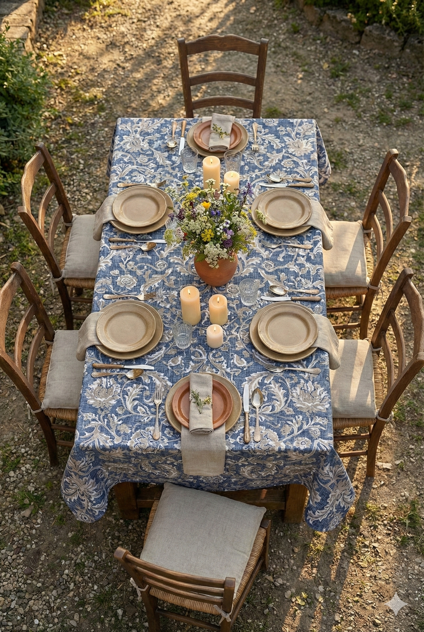 Riverbank Botanicals Table Cloth
