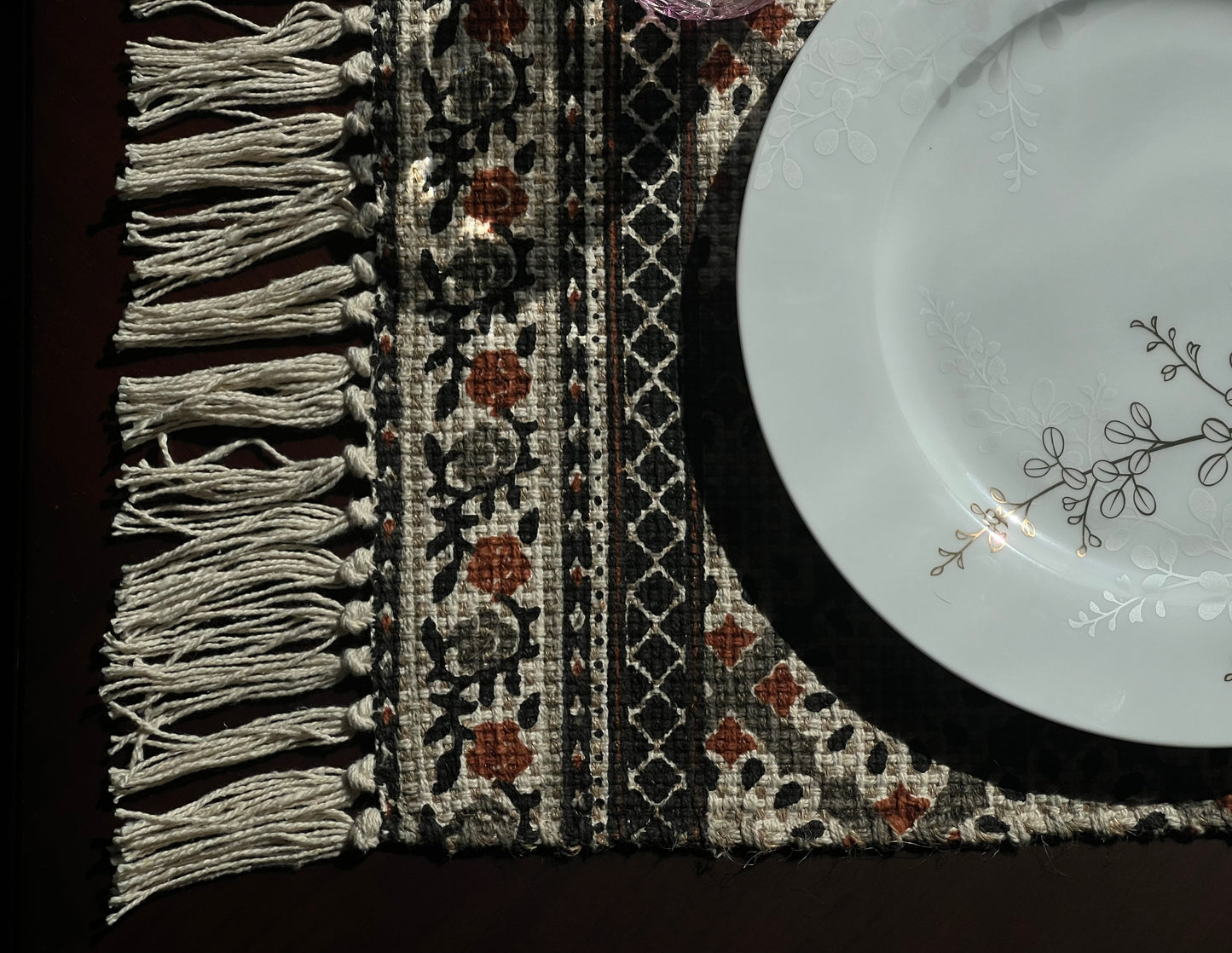 Botanical Bliss Placemats (Rust)