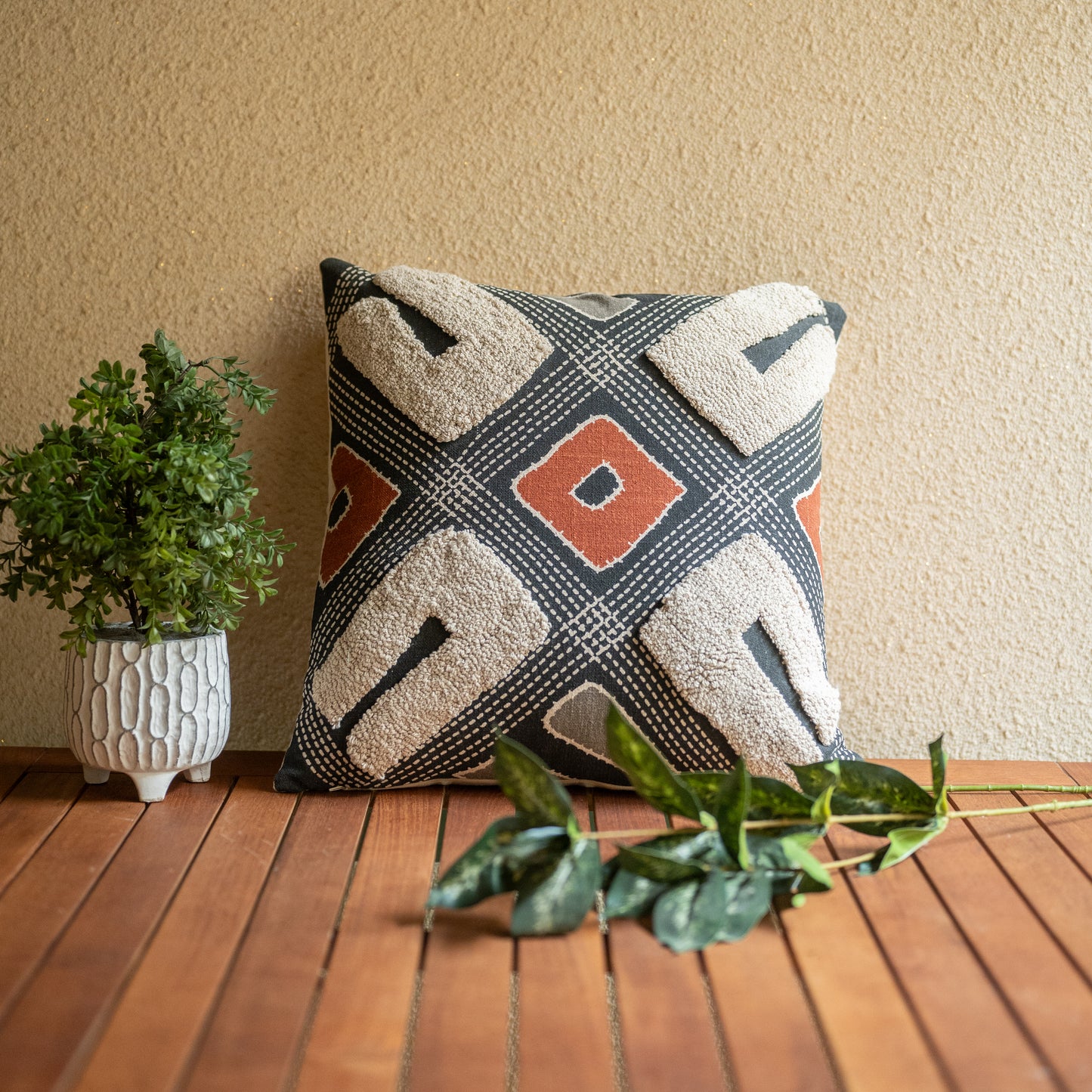 Tutsi - A Tribal Cushion Cover