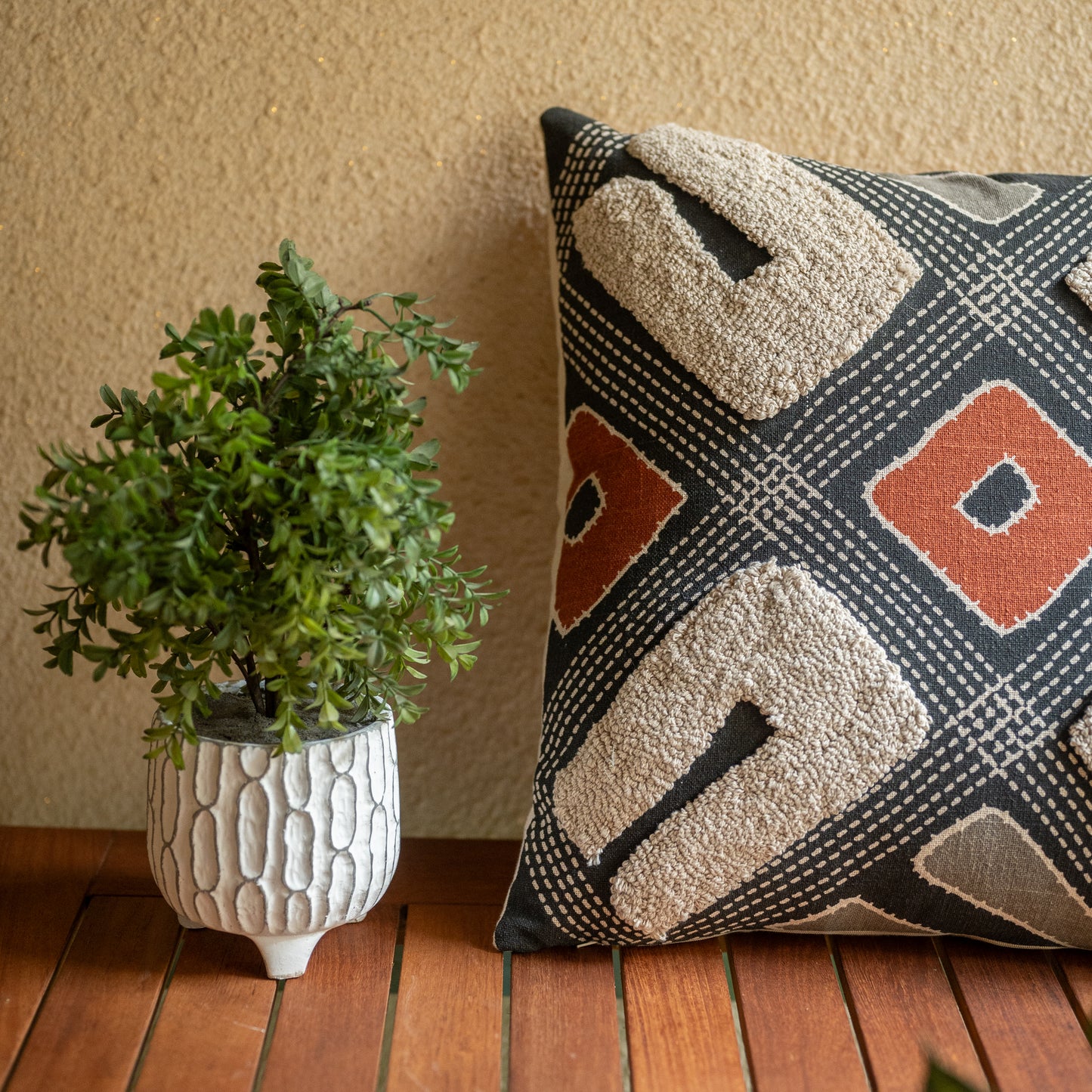 Tutsi - A Tribal Cushion Cover