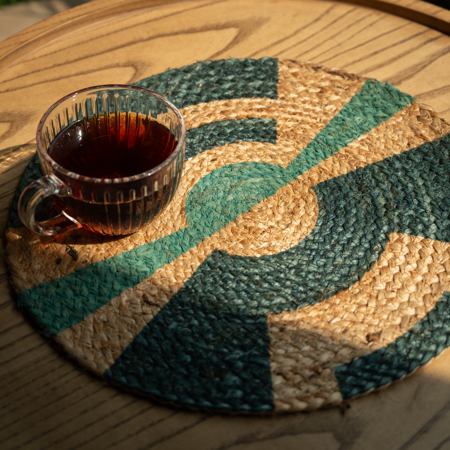 Fulani Jute Placemat- Blue