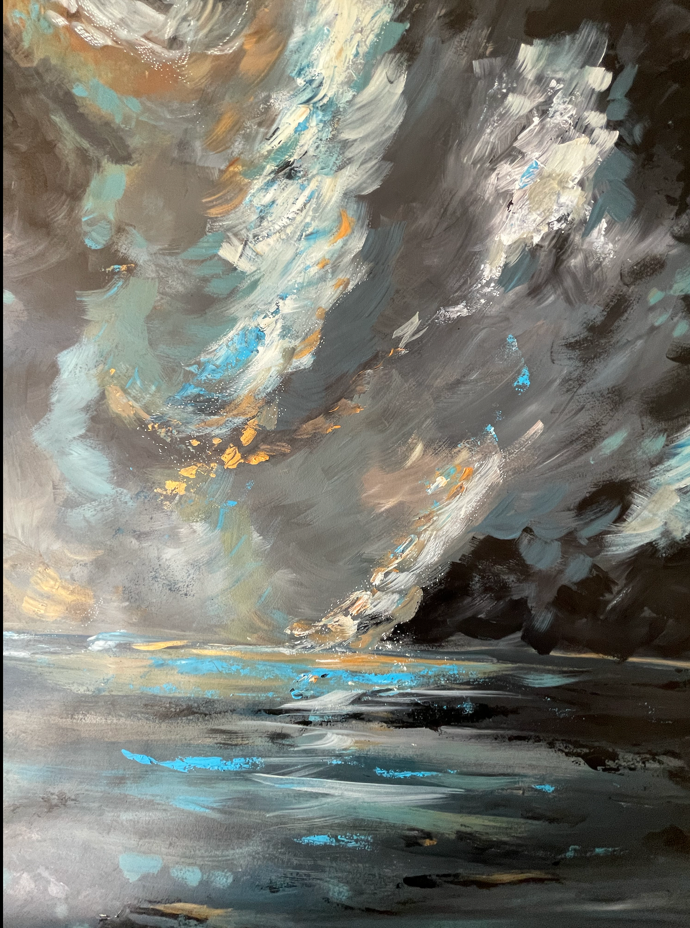 Incoming Storm - Acrylic On Canvas