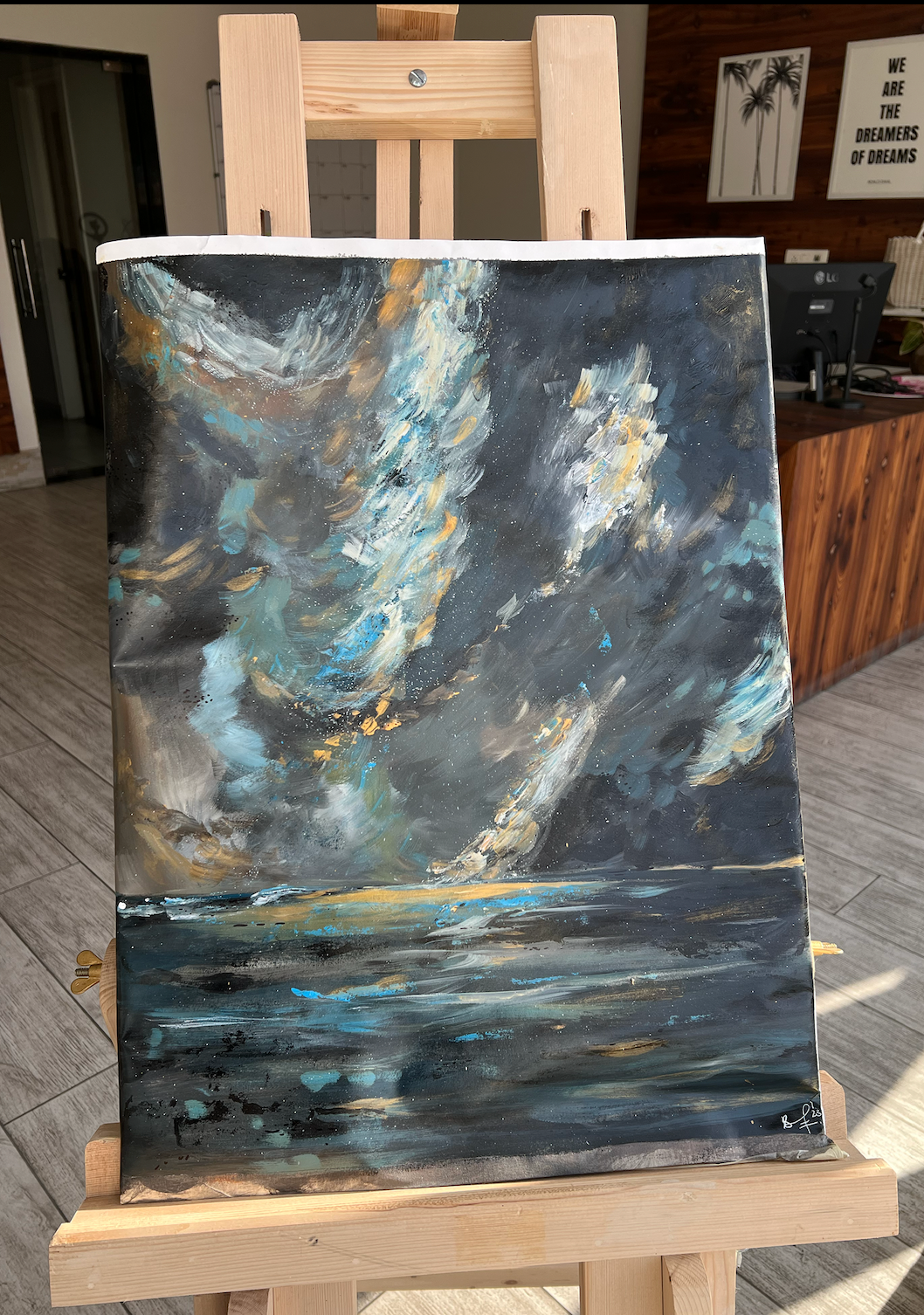 Incoming Storm - Acrylic On Canvas