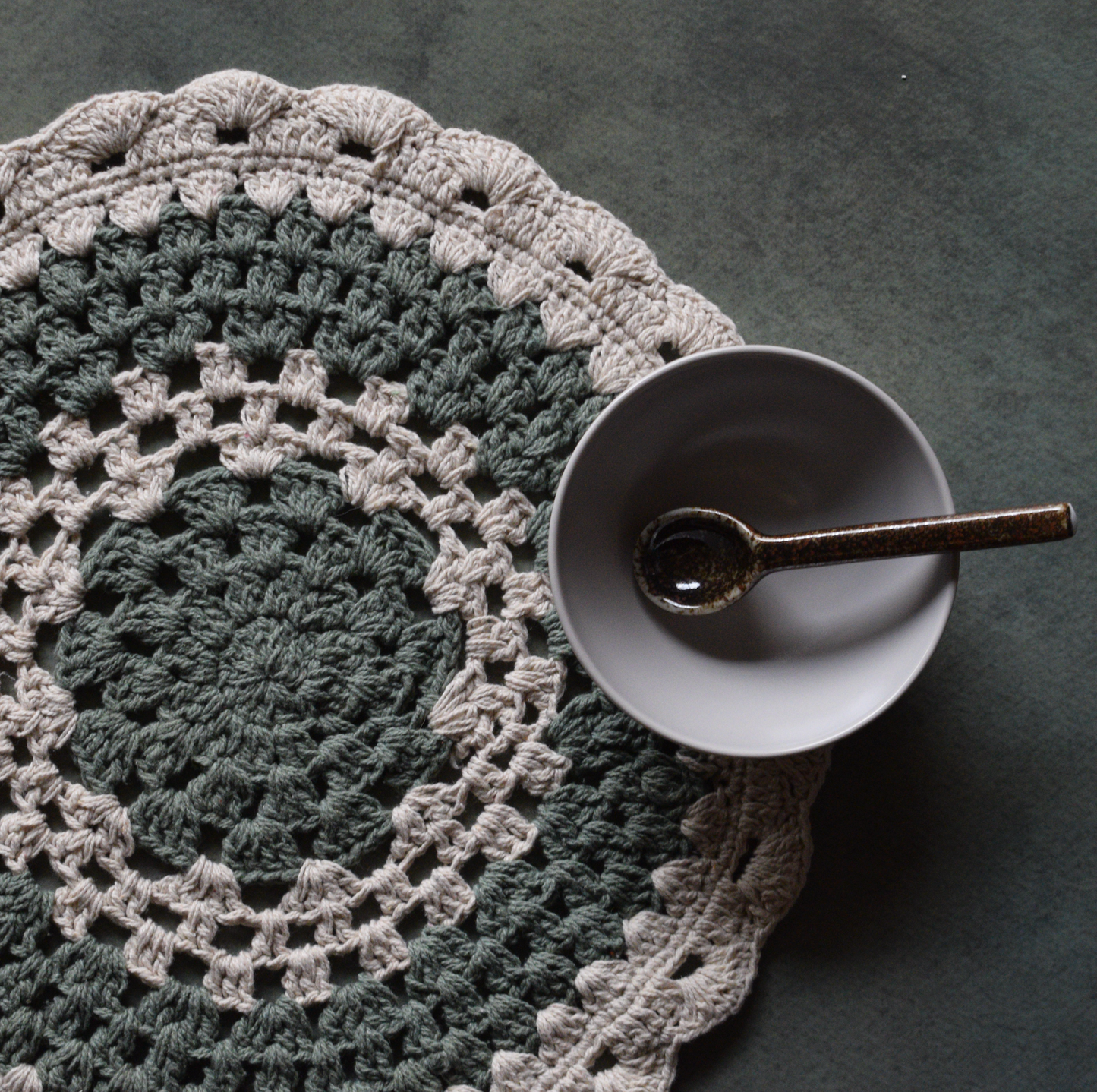 Cozy Weave Crochet Placemat