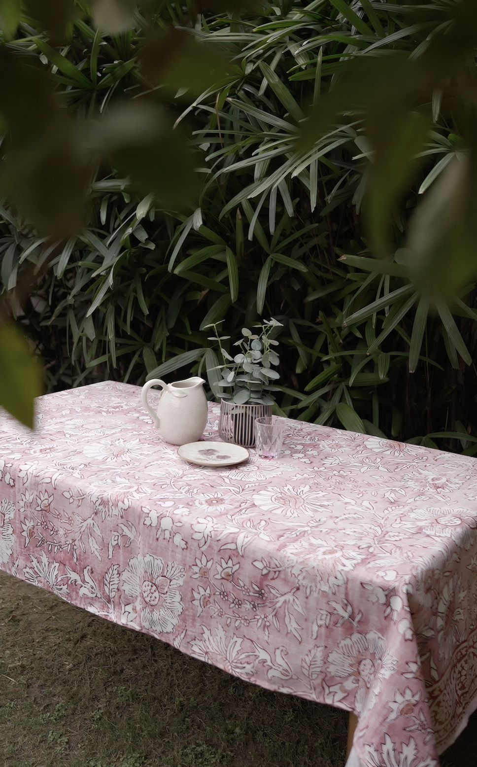 Pastel Garden Lane Table Cloth