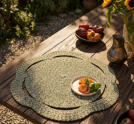 Daisy Braided Table Mat