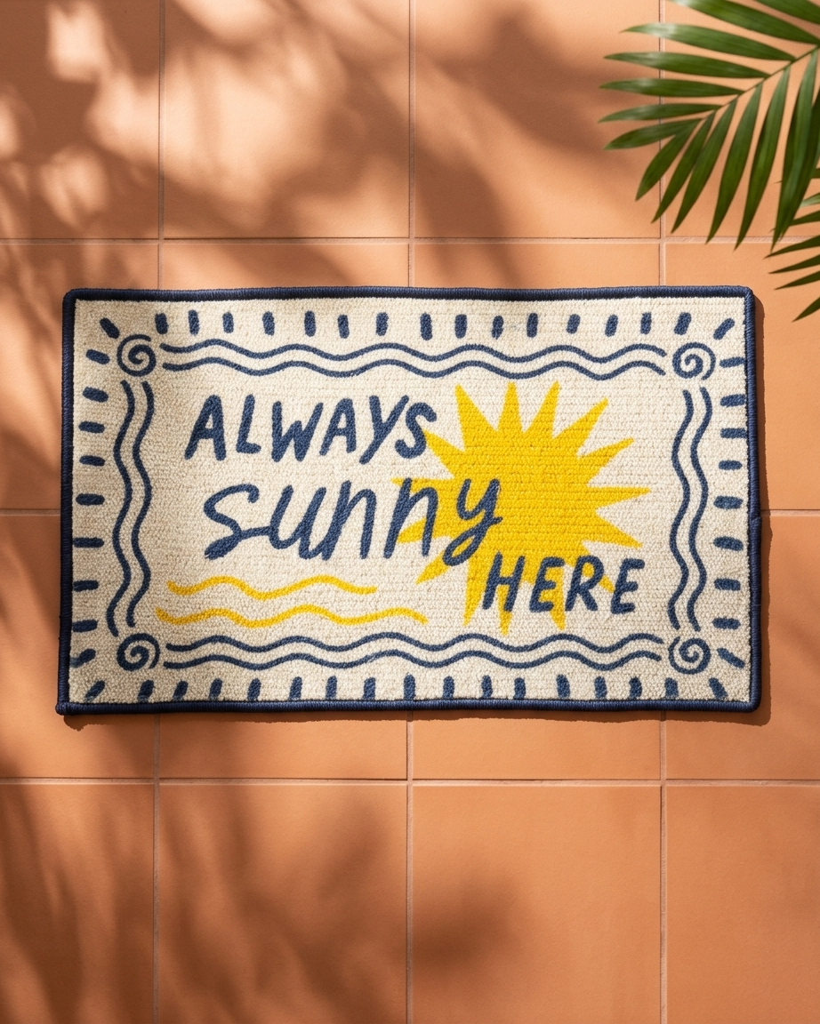 Always Sunny Here Doormat