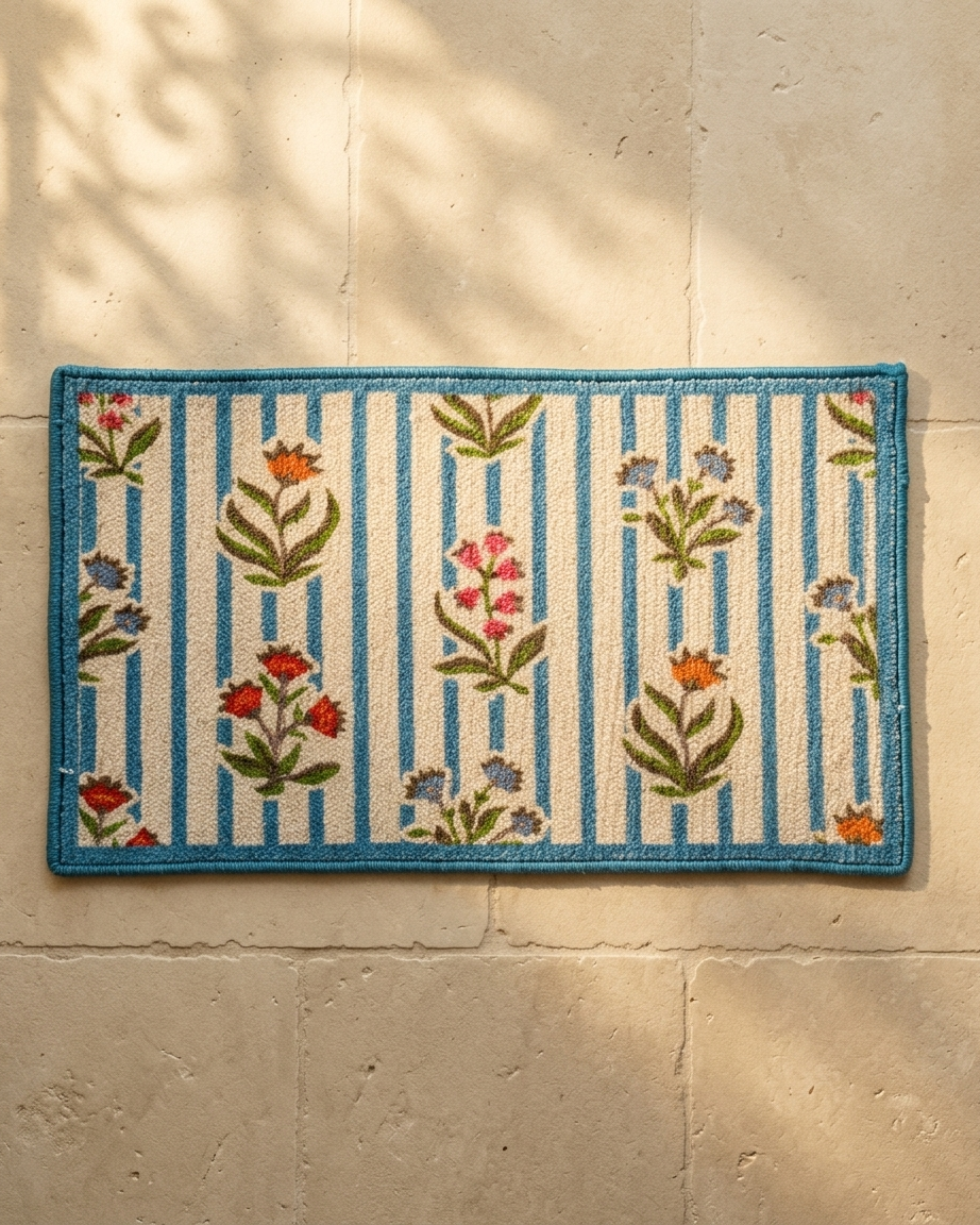 Wildflower Stripe Doormat