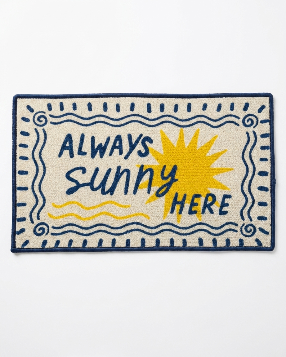 Always Sunny Here Doormat