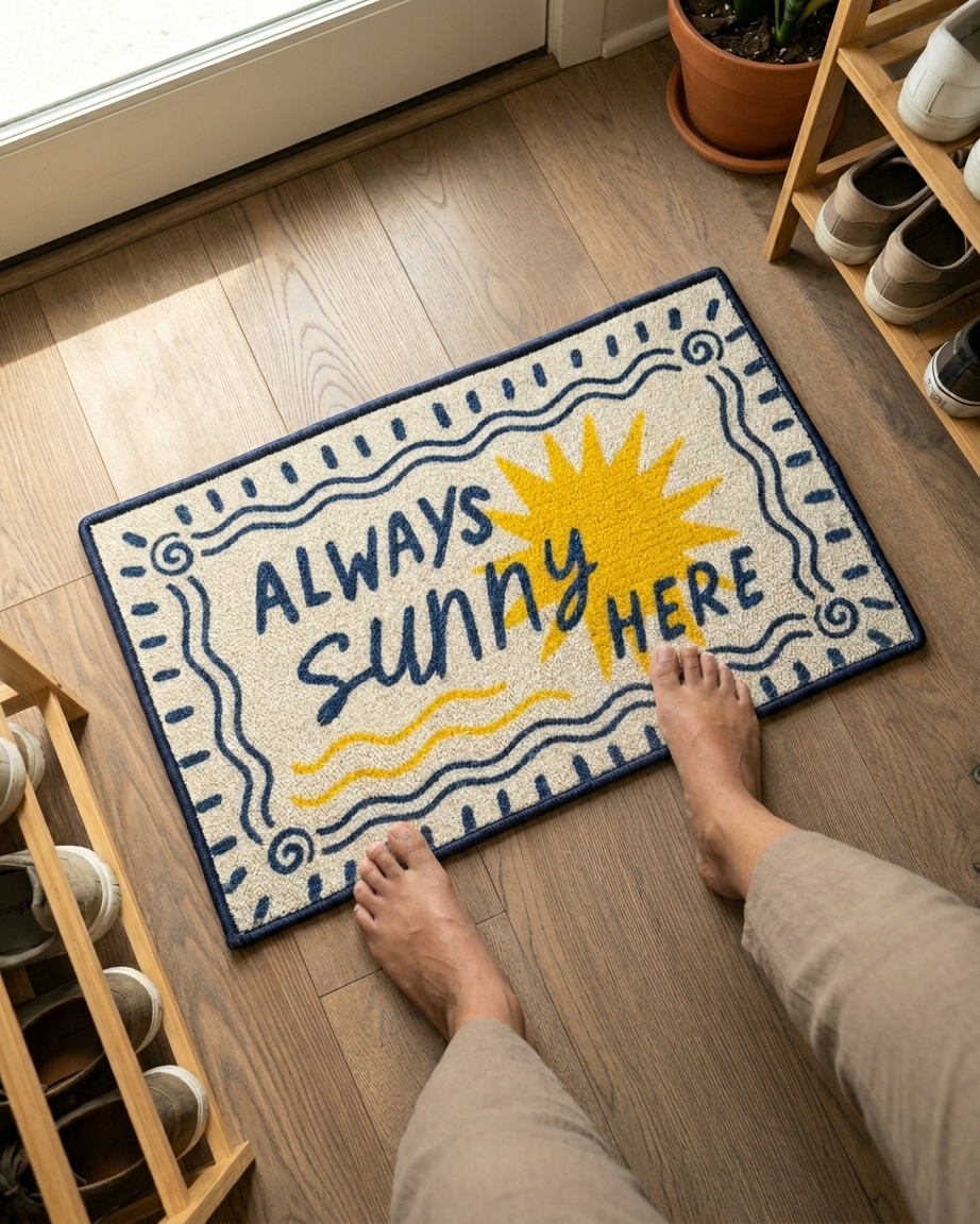 Always Sunny Here Doormat